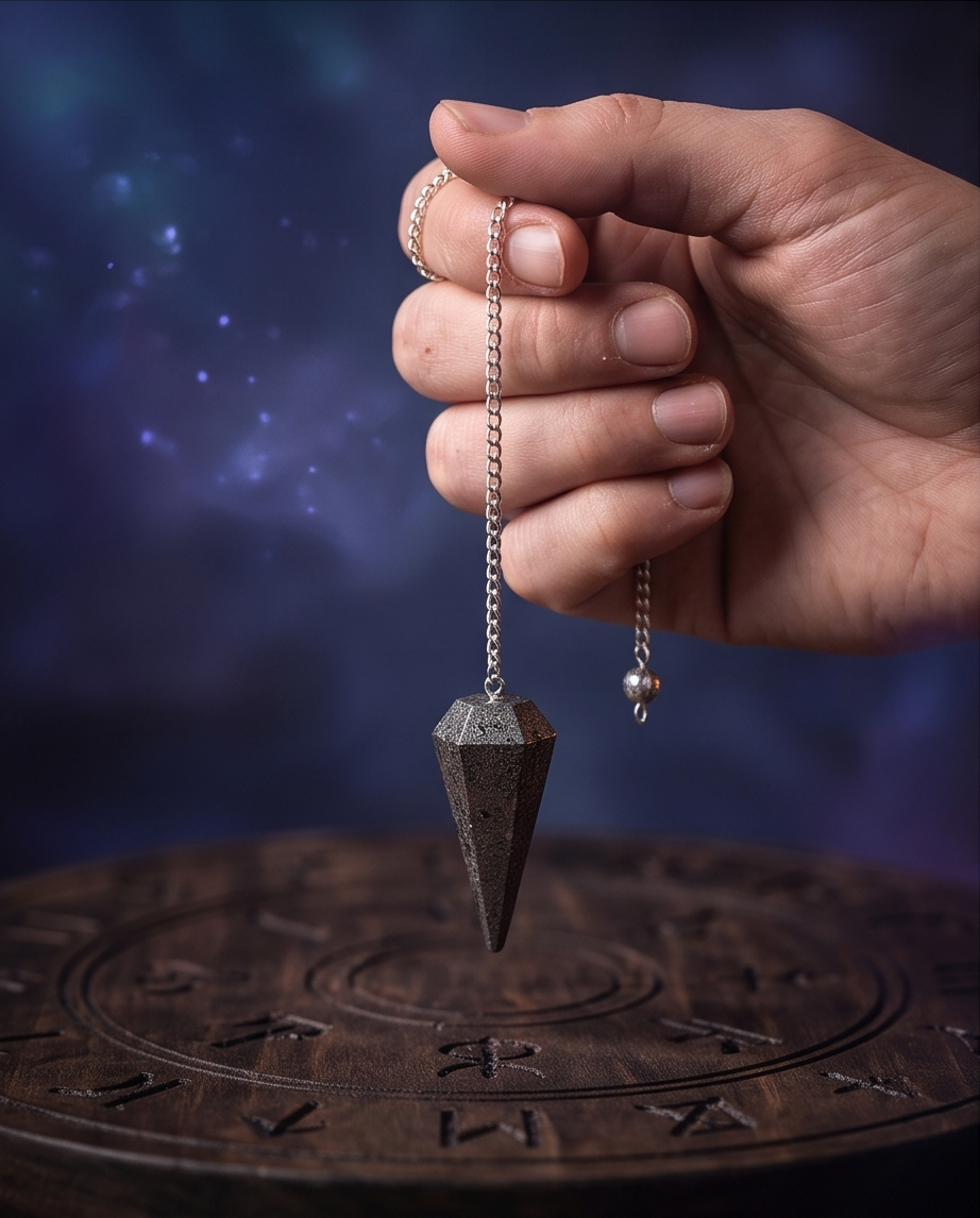 Pendolo in Pietra di Ematite