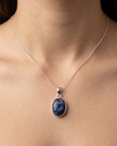 Ciondolo Sailor Mercury in Sodalite