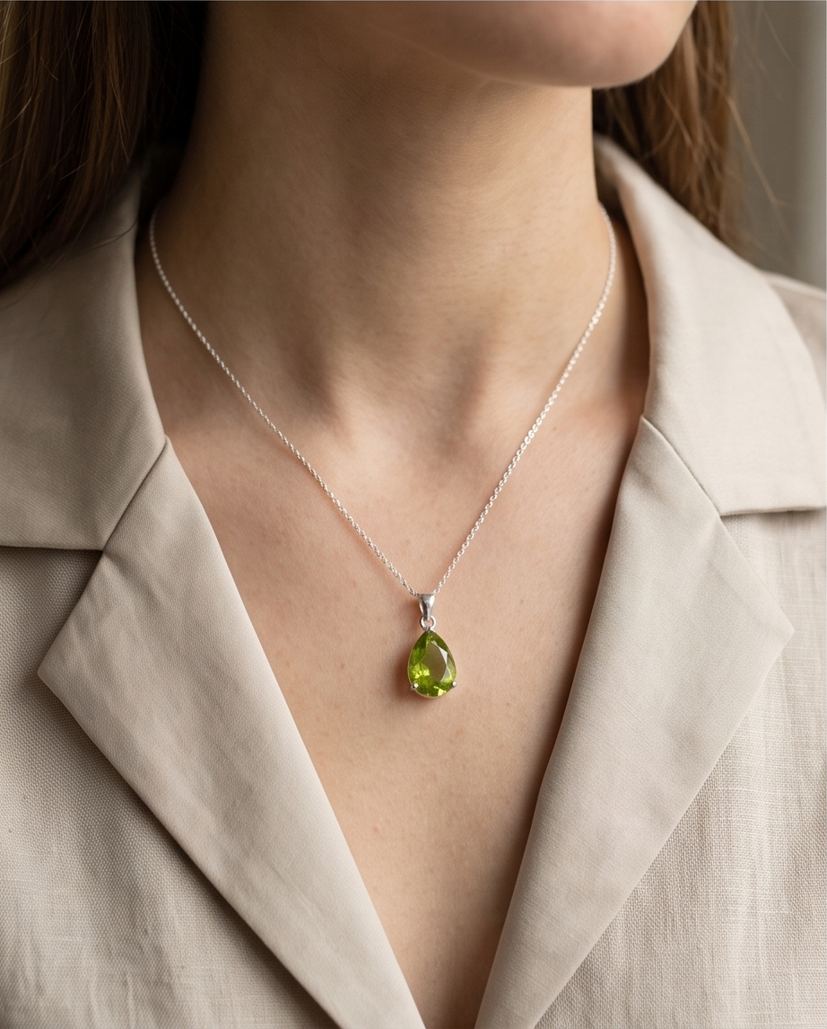 Ciondolo Sailor Jupiter in Peridoto