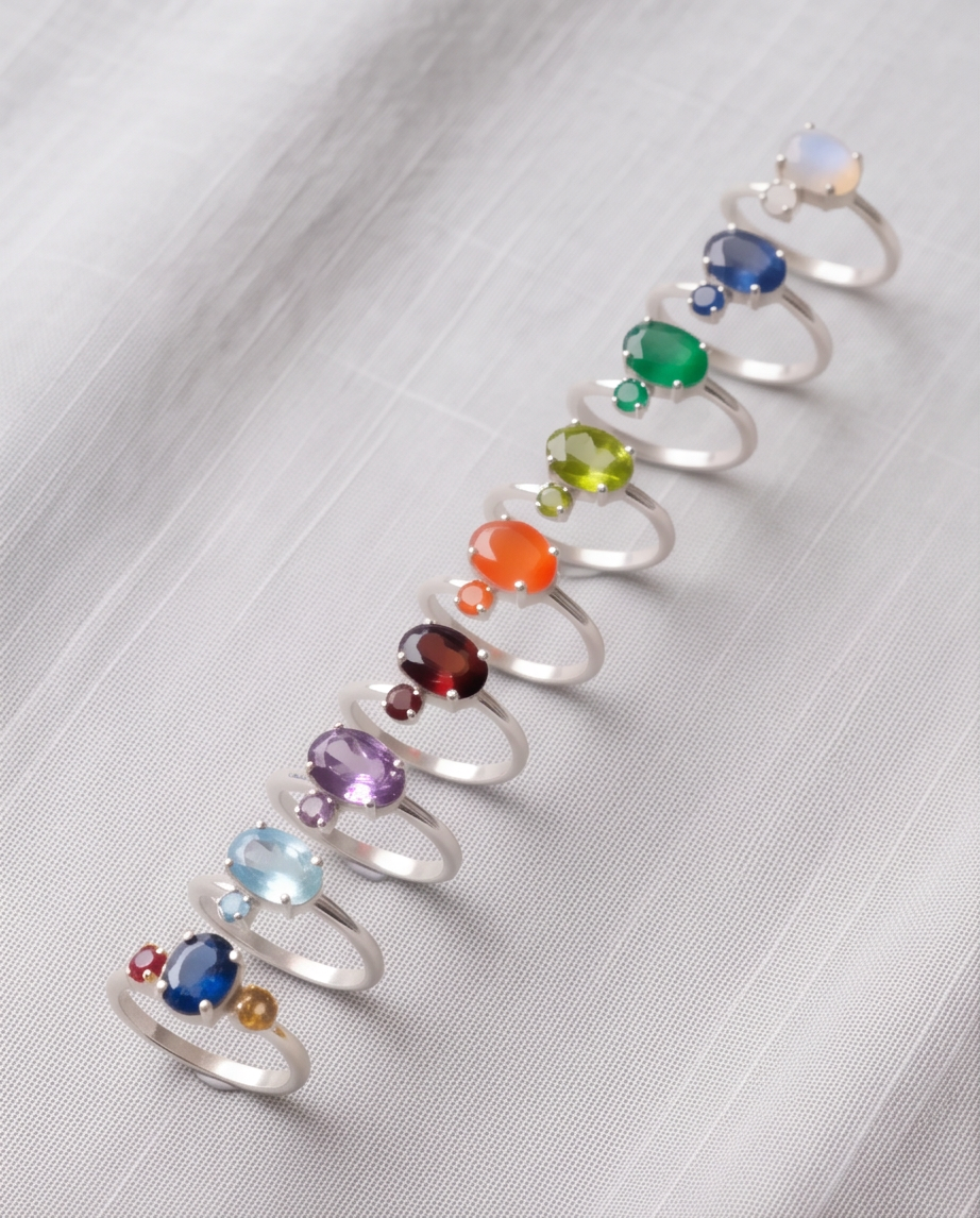 Anello Doppia stella Sailor