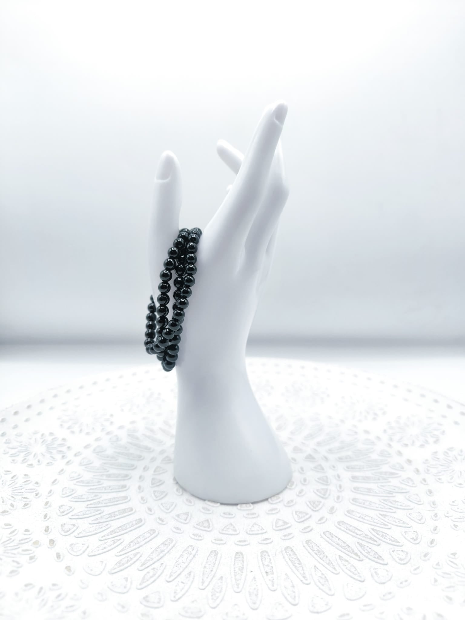 Bracciale in Onice 6 millimetri