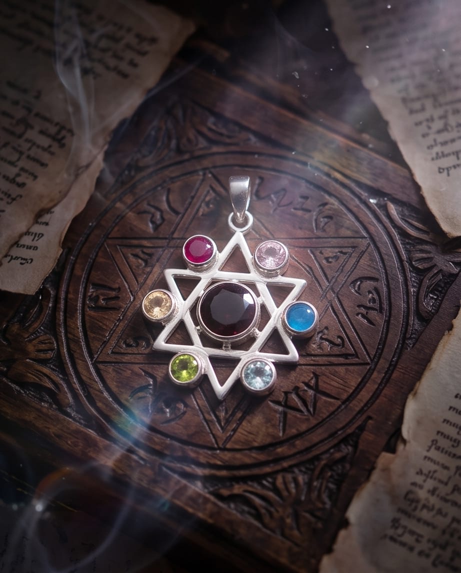 Ciondolo Esagramma delle 7 potenze Serenis