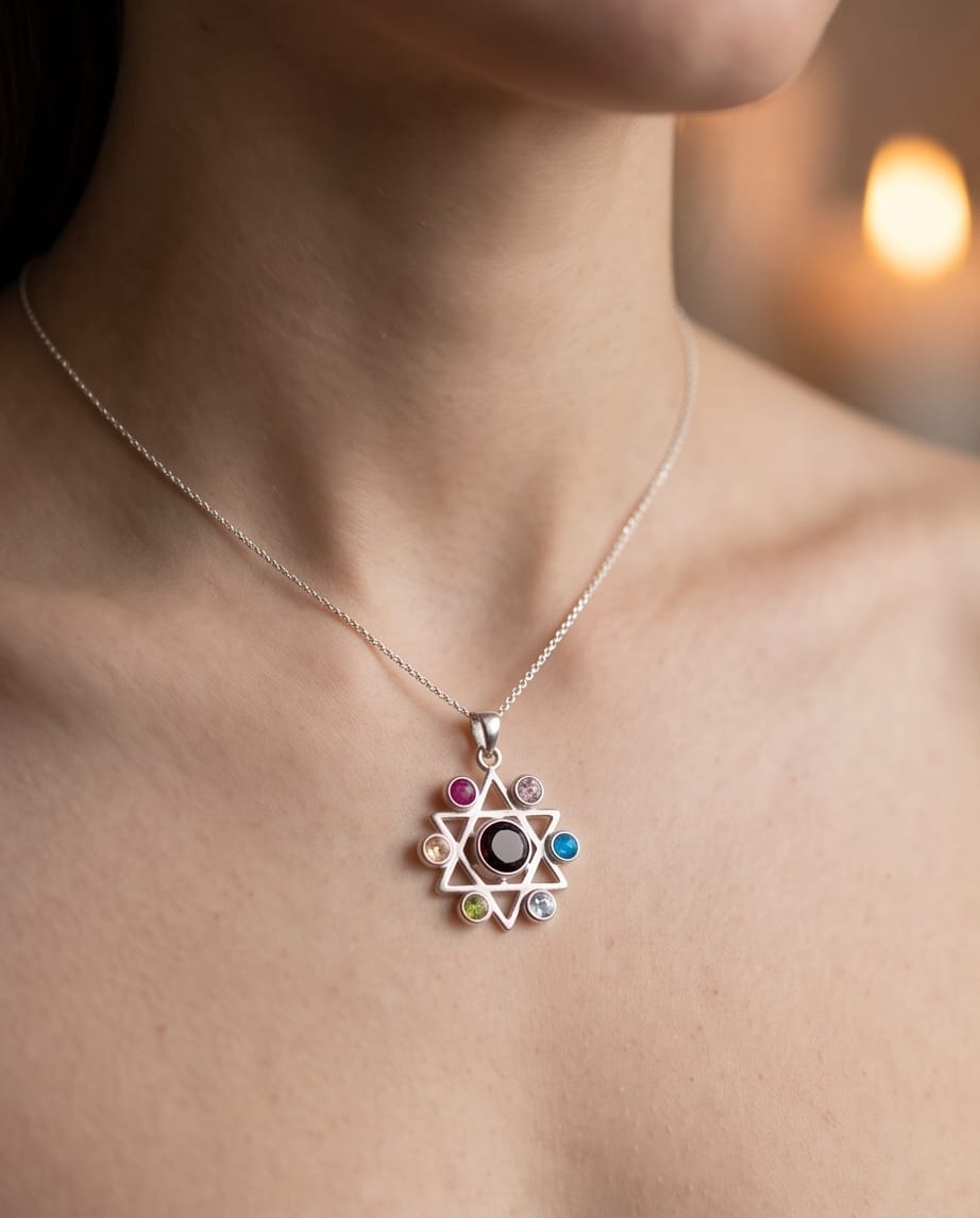Ciondolo Esagramma delle 7 potenze Serenis