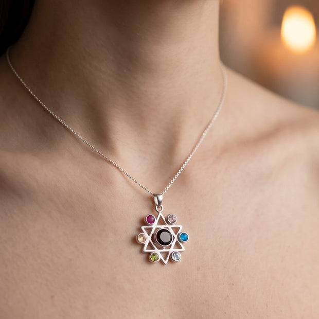 Ciondolo Esagramma delle 7 potenze Serenis
