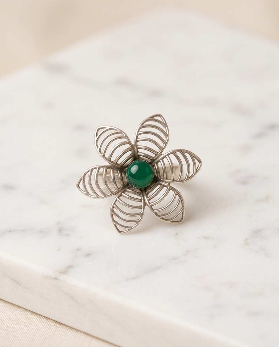 Anello del fiore del bosco elfico