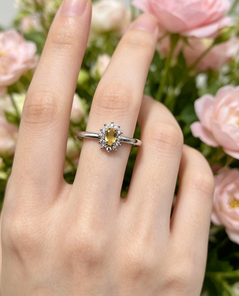 Anello con Citrino