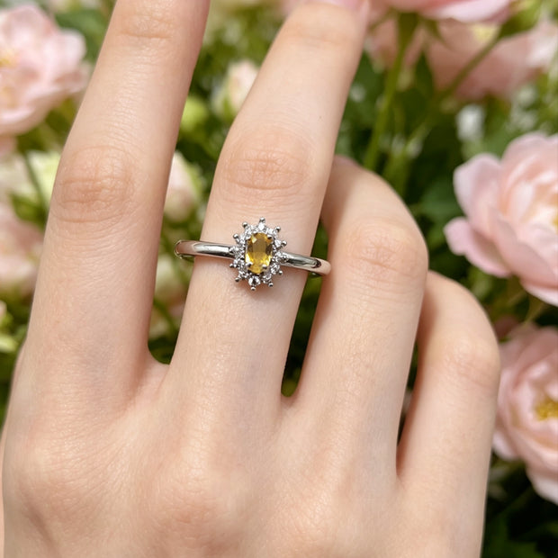 Anello con Citrino