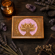 Scatola della Strega del Fiore di loto e Quarzo rosa
