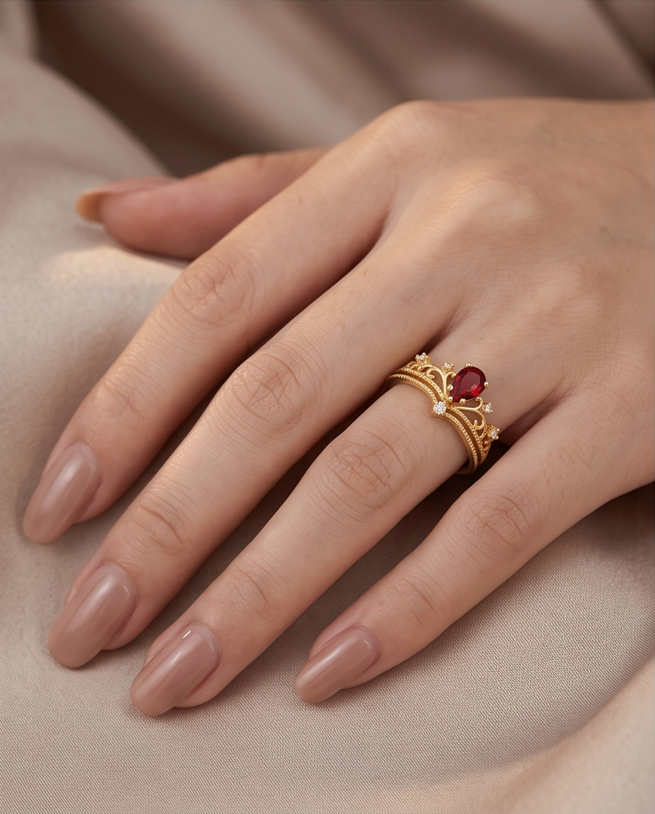 Anello Sekhmet ( due anelli impilabili )