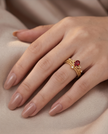 Anello Sekhmet ( due anelli impilabili )