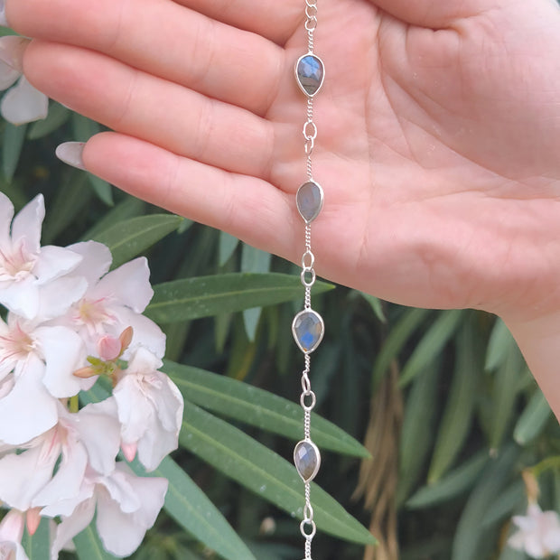 Bracciale Foglia Labradorite
