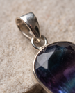 Ciondolo in Fluorite Arcobaleno superior