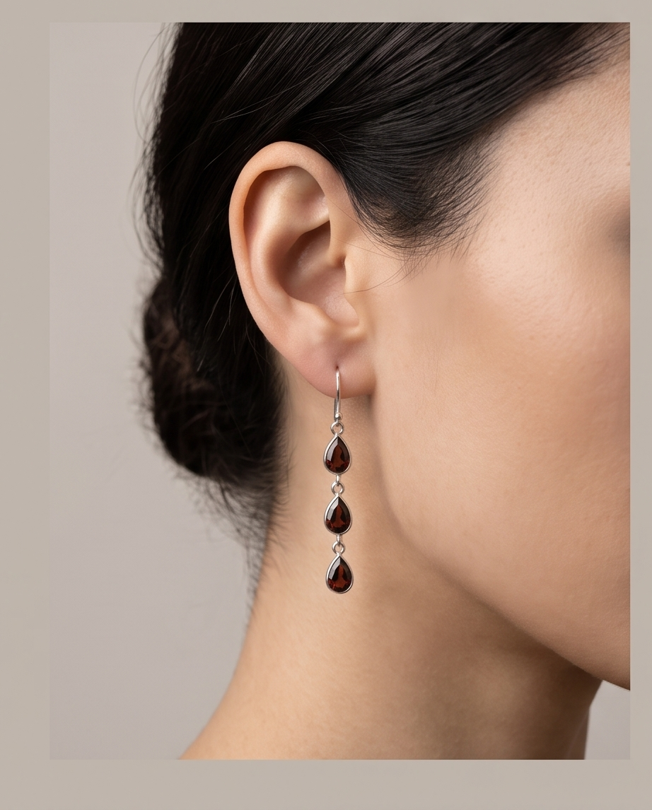 Orecchini Cascata di pietra
