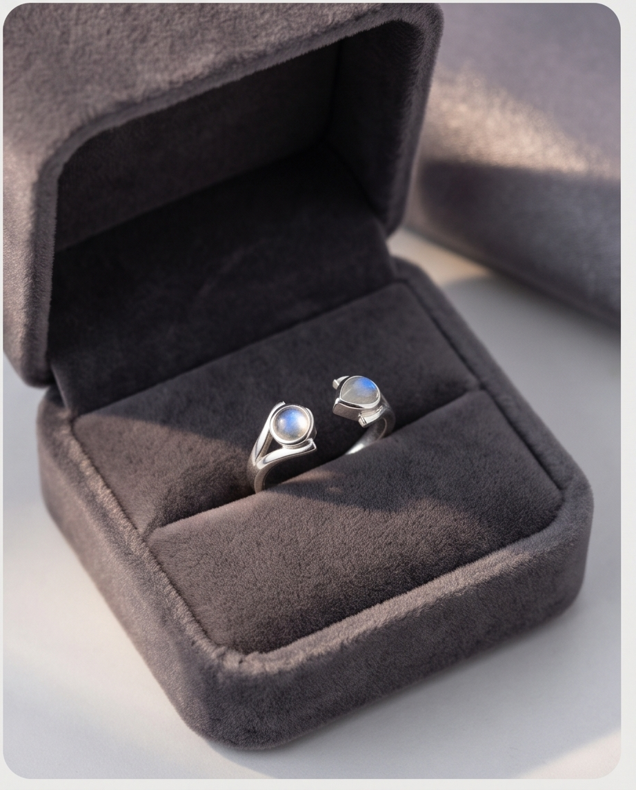 Anello Eleganza in Labradorite