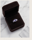 Anello in Tanzanite