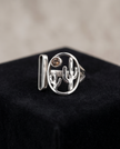 Anello Combo Quarzo fumè e Tormalina