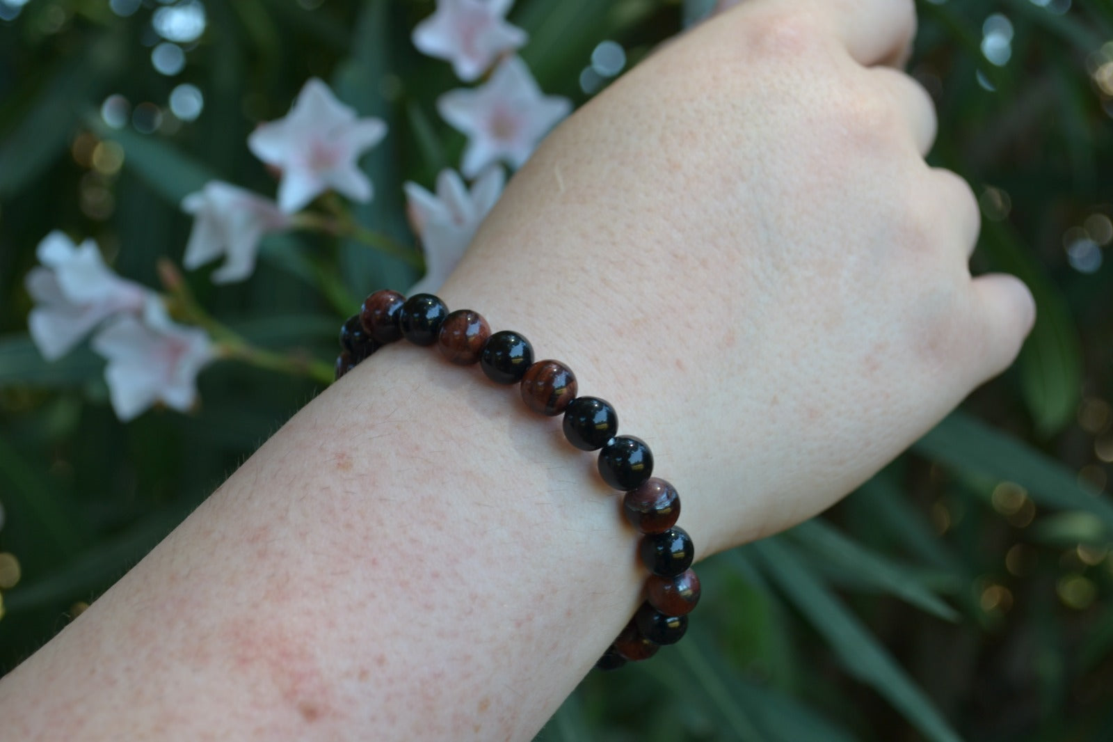Bracciale Combo Tormalina nera e Occhio