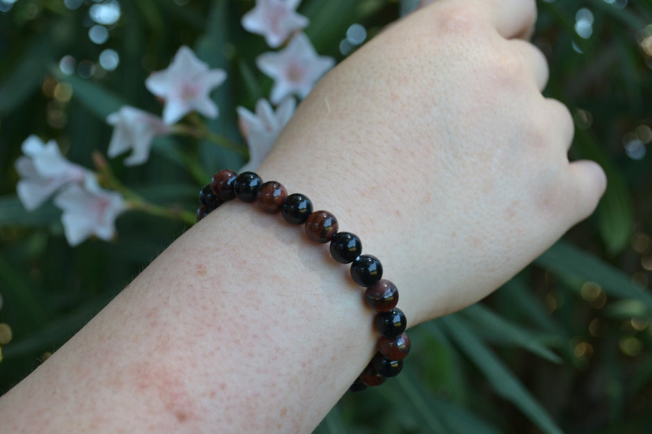 Bracciale Combo Tormalina nera e Occhio
