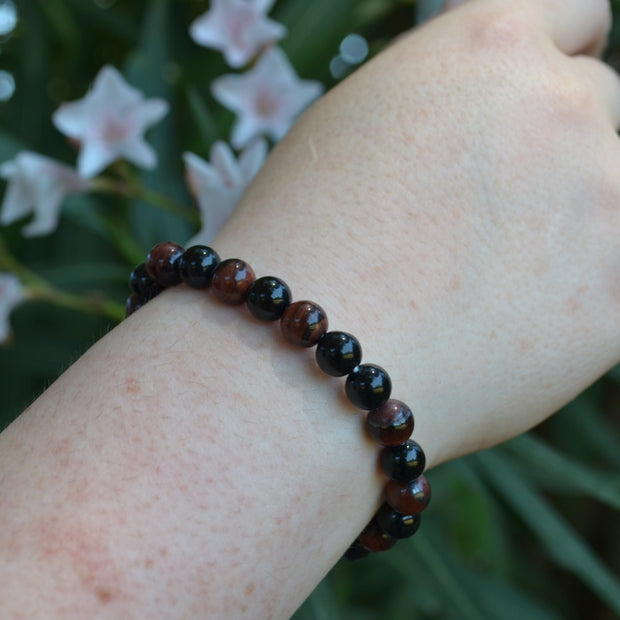 Bracciale Combo Tormalina nera e Occhio
