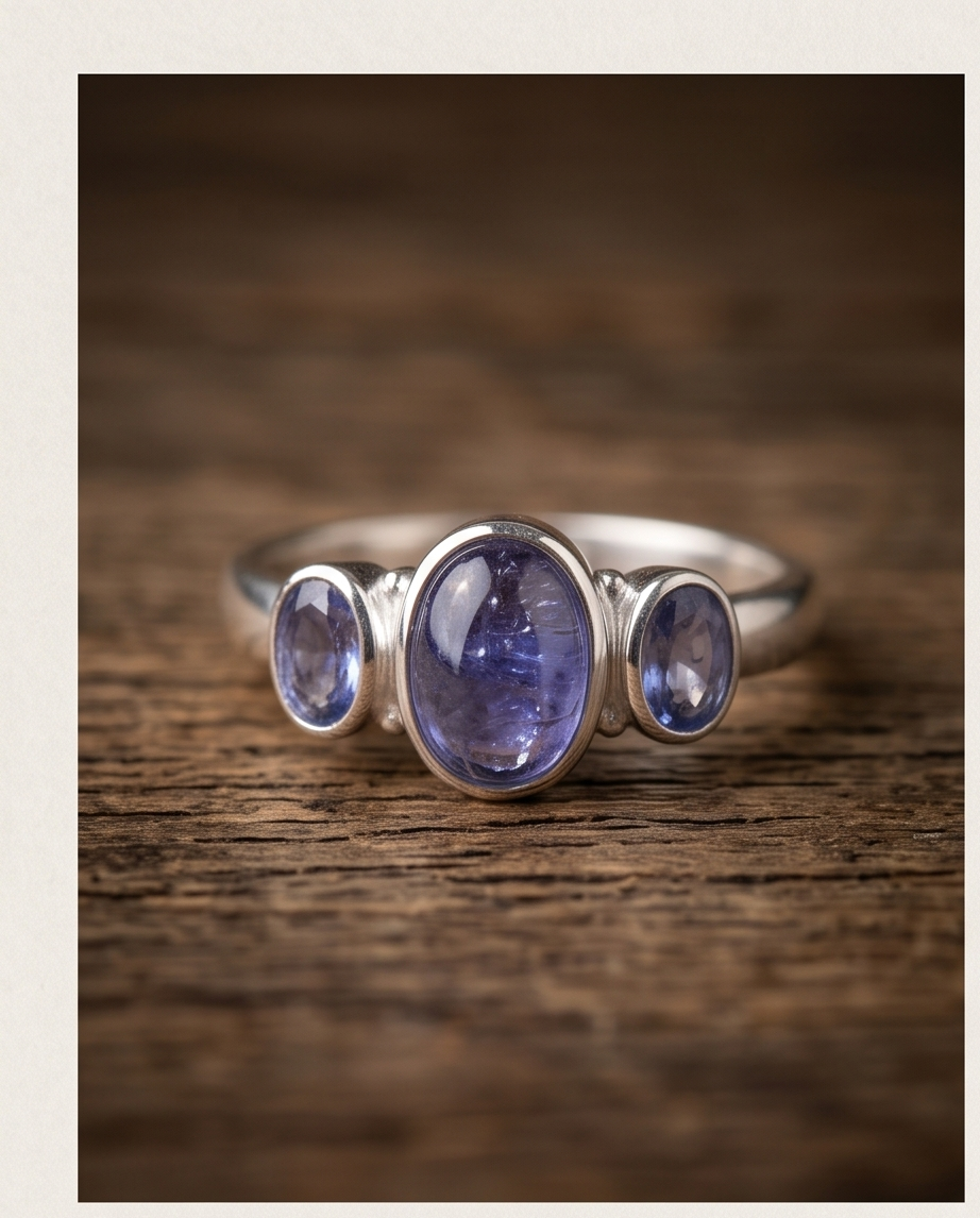 Anello in Tanzanite