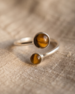Circle Ring in Tiger's Eye