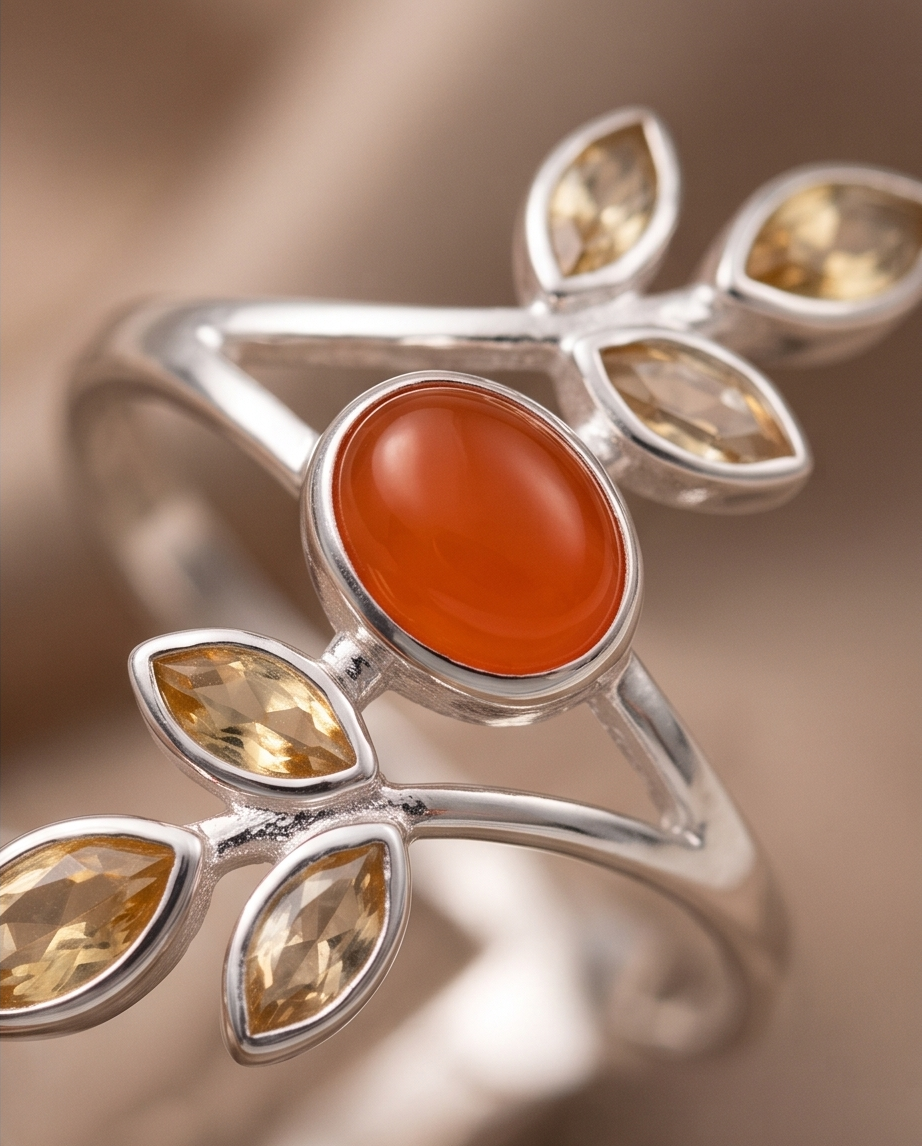 Anello della foglia della compagnia