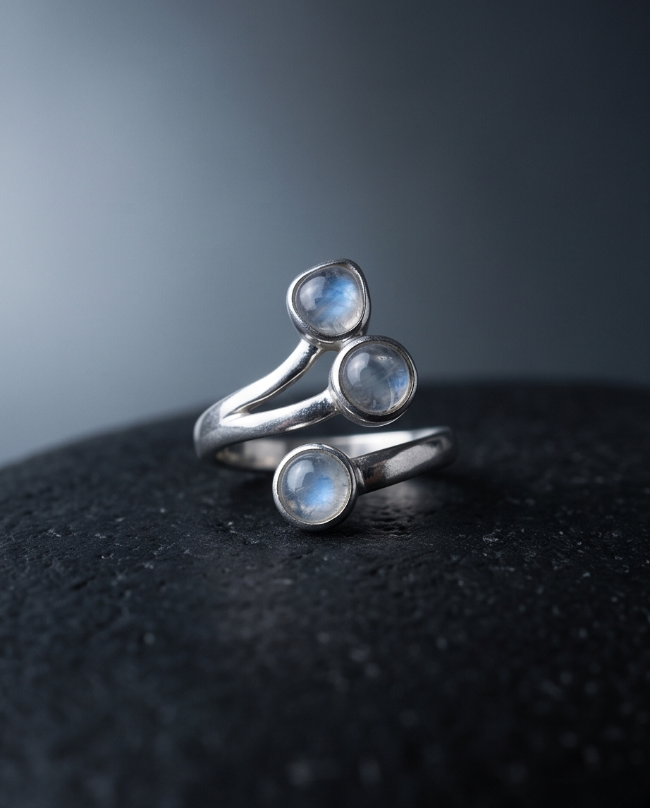 Anello Trio in Labradorite