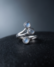 Anello Trio in Labradorite