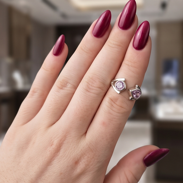 Anello Eleganza in Ametista