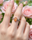 Anello con Quarzo Ematoide