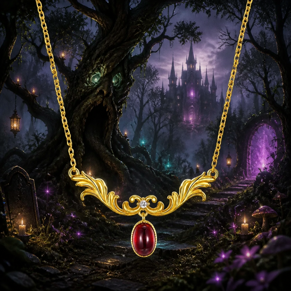 Collana Witch Garnet