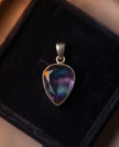 Ciondolo in Fluorite Arcobaleno superior