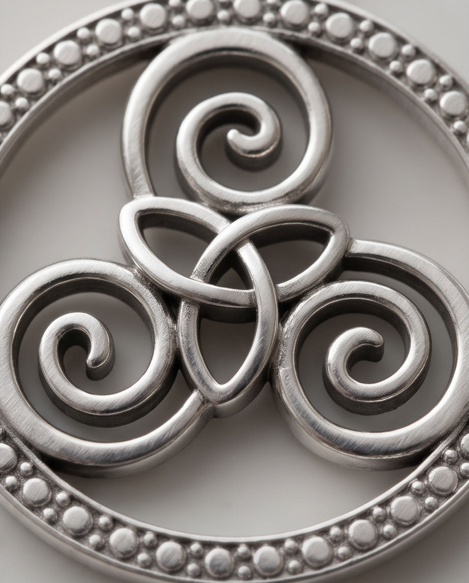 Ciondolo Triskel e Triquetra