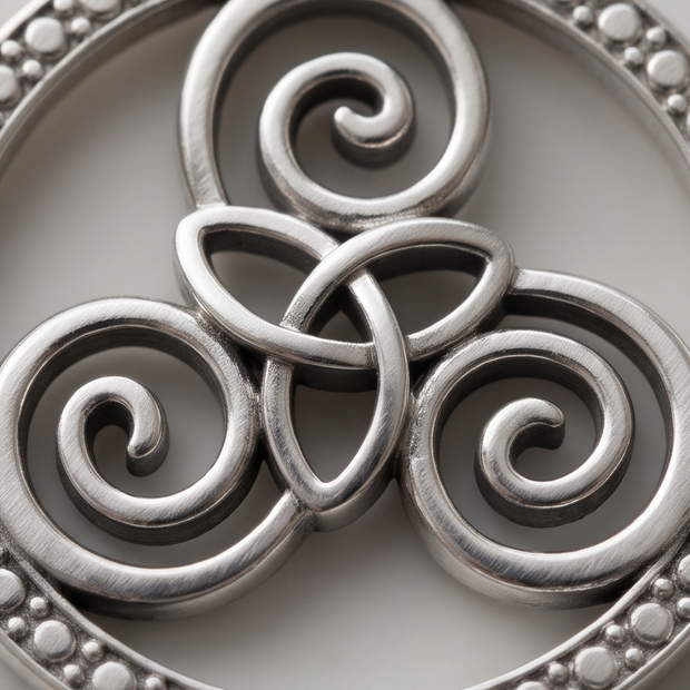 Ciondolo Triskel e Triquetra