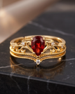 Anello Sekhmet ( due anelli impilabili )