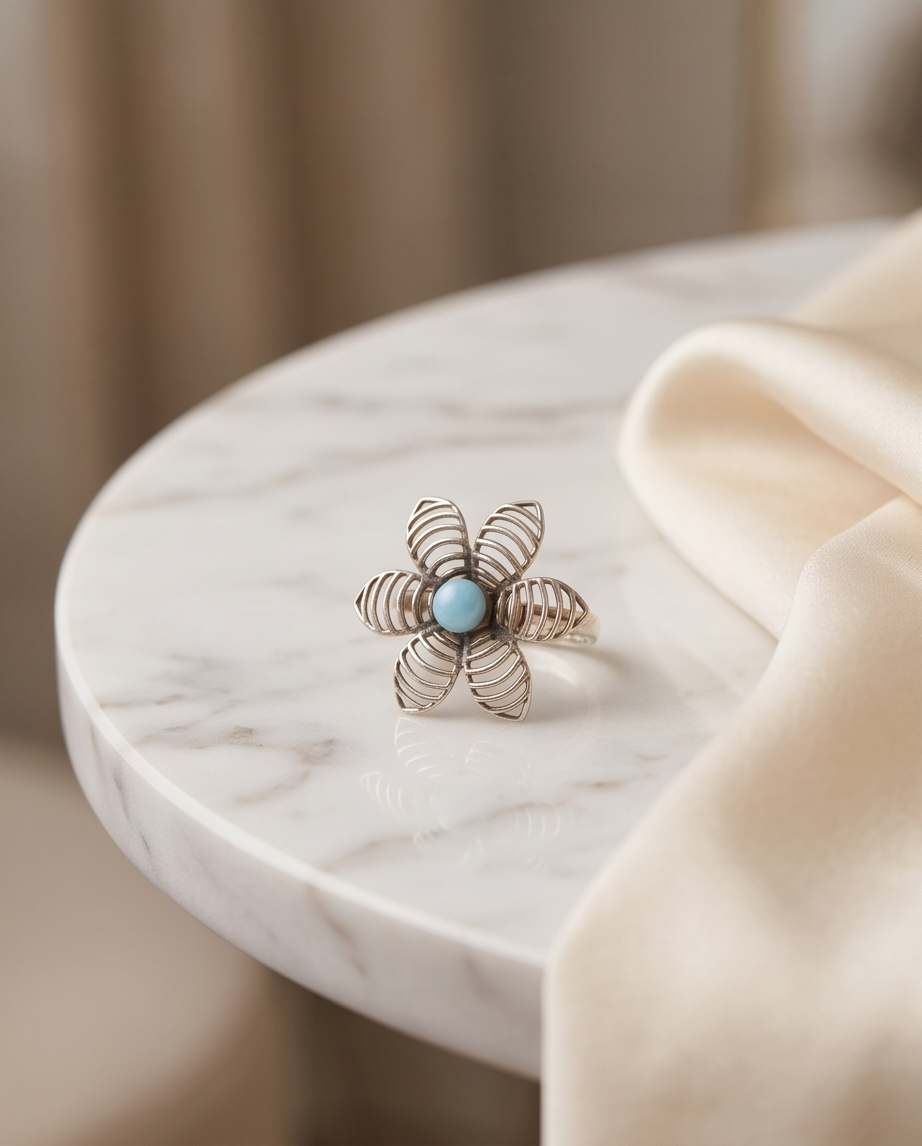 Anello del fiore del bosco elfico