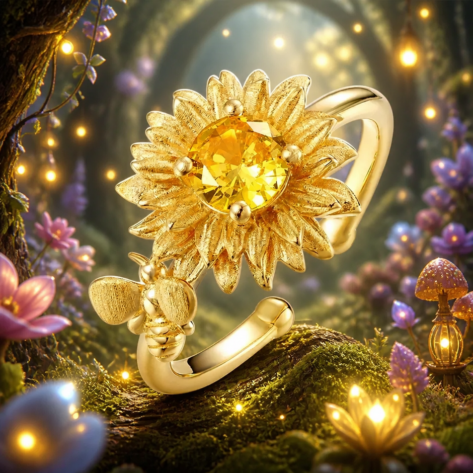 Anello Girasole e Ape
