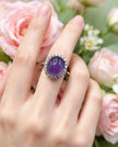 Anello con Ametista