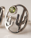 Anello Combo Peridoto e Tormalina
