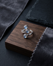Anello Trio in Labradorite