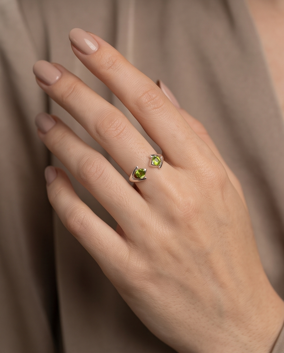 Anello Eleganza in Peridoto