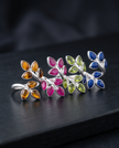 Anello Emozione Elfica della foglia Serenis