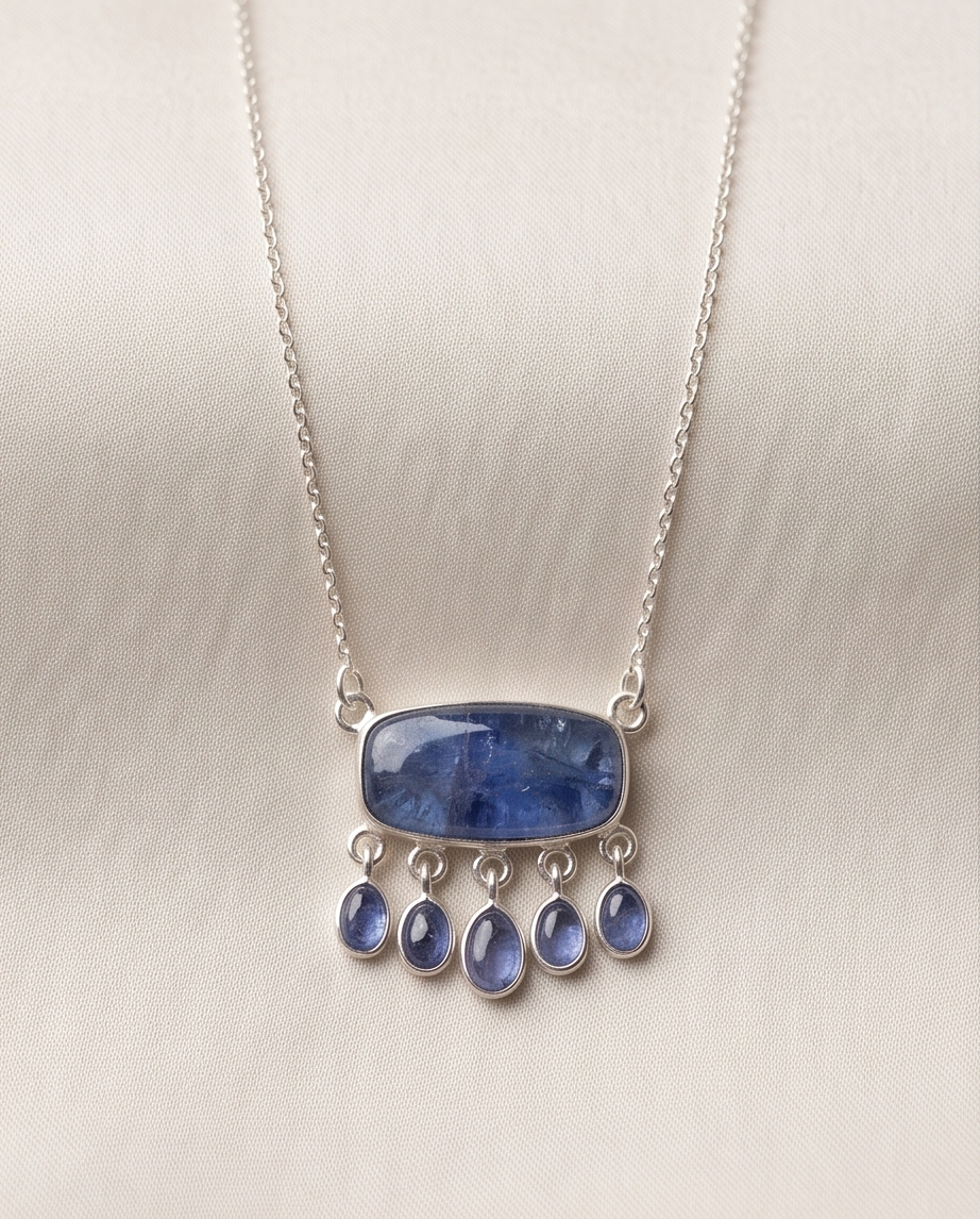 Collana Elfa regina dei boschi in Tanzanite