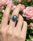 Anello con Labradorite