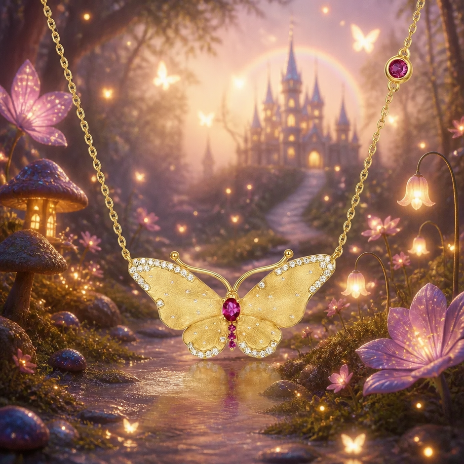 Collana Farfalla incantata