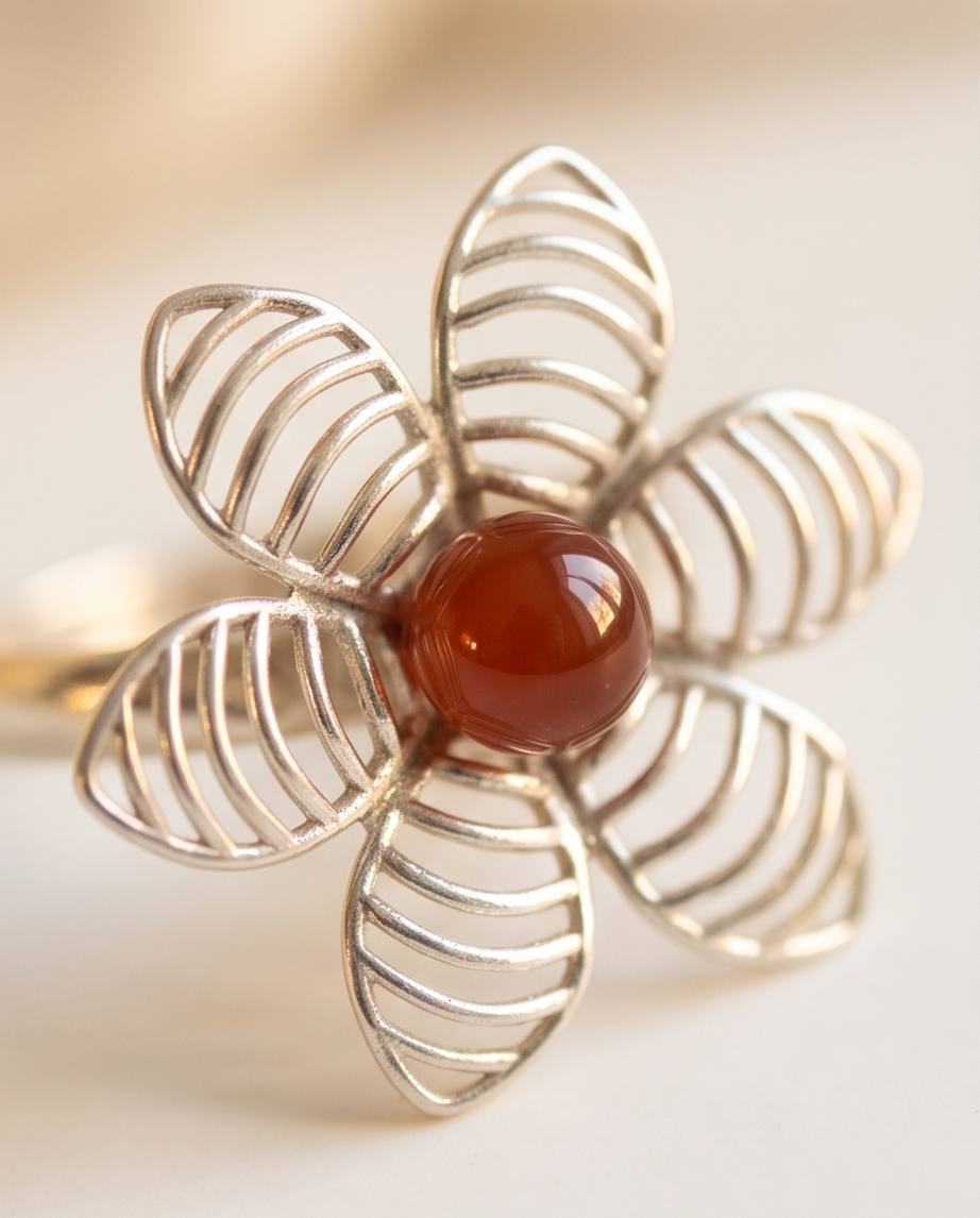 Anello del fiore del bosco elfico