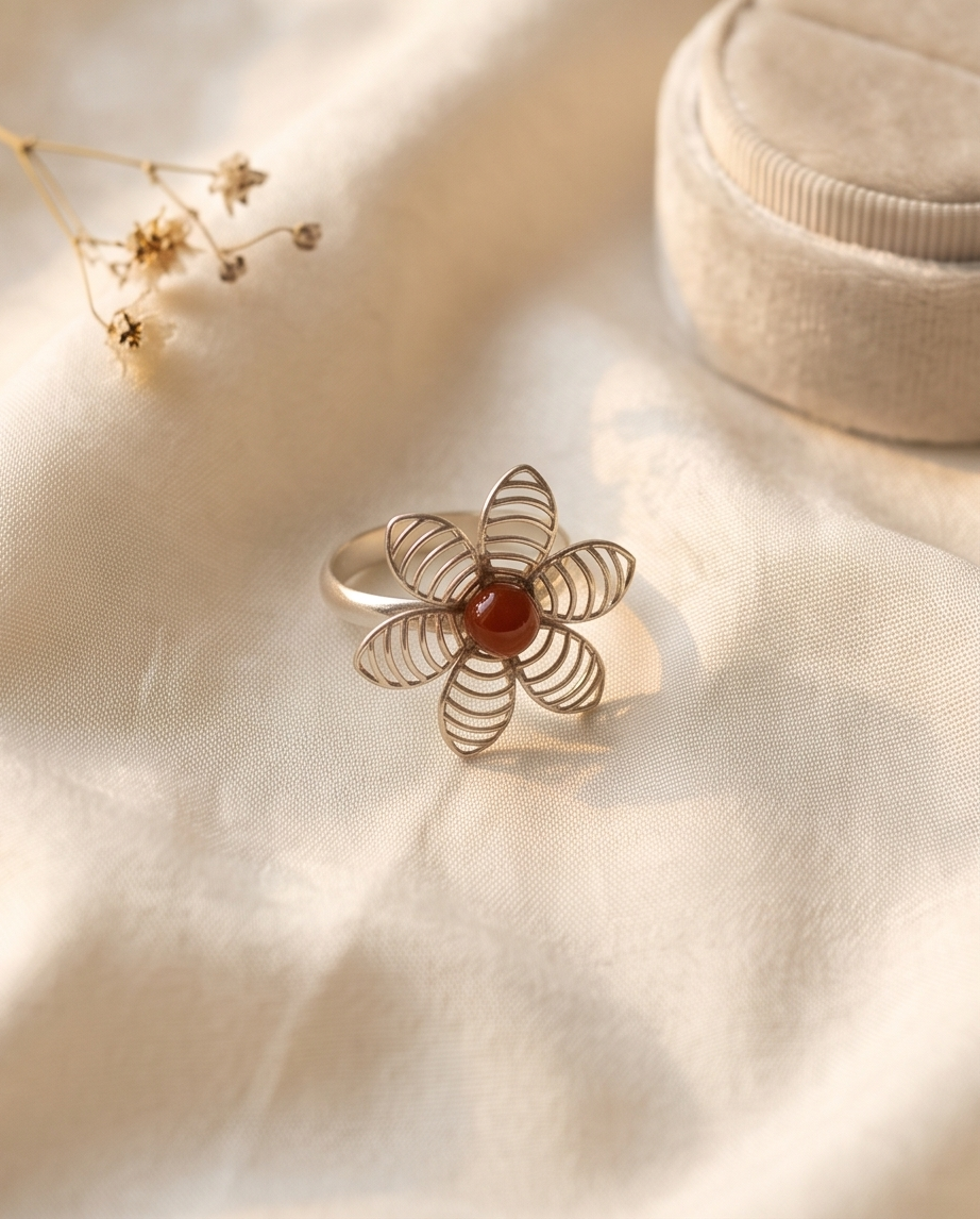 Anello del fiore del bosco elfico