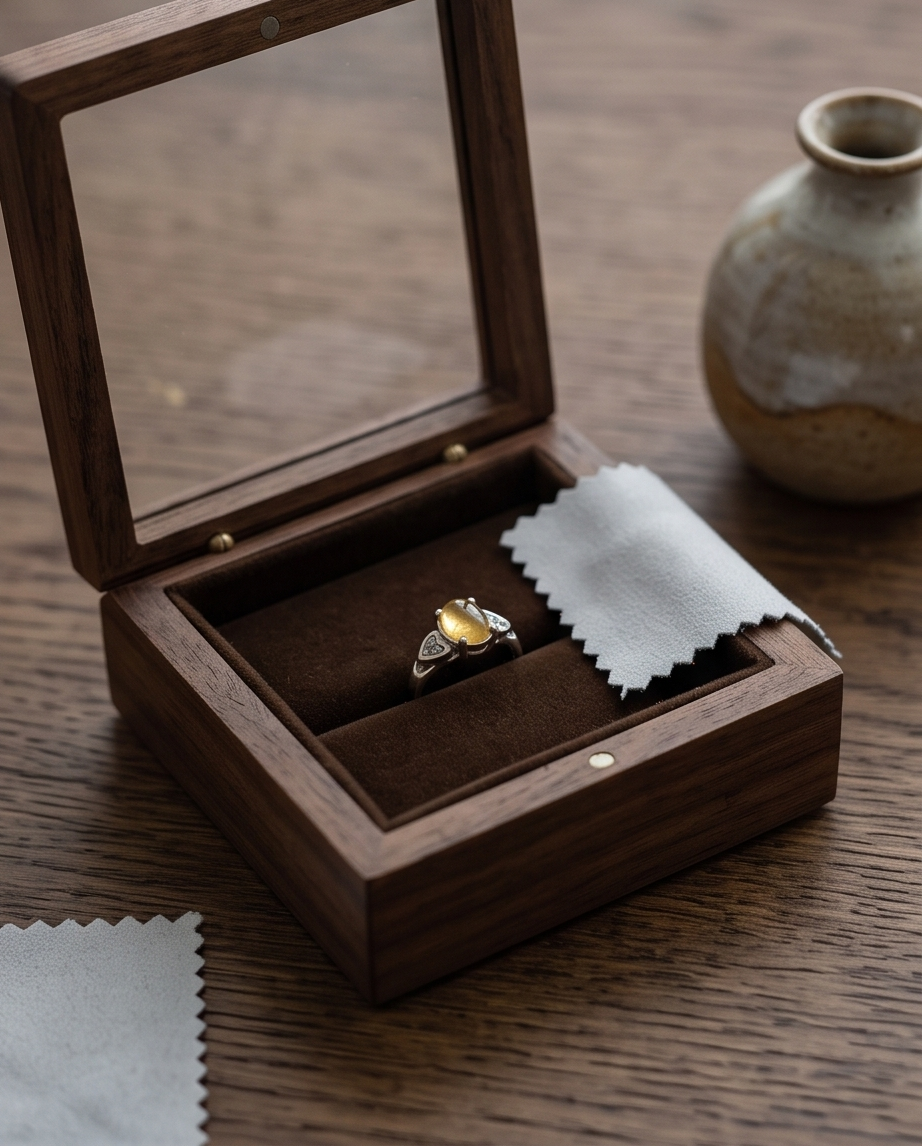 Anello Eleganza elfica Citrino