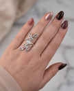 Anello della foglia della compagnia