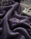 Anello Circle in Ametista